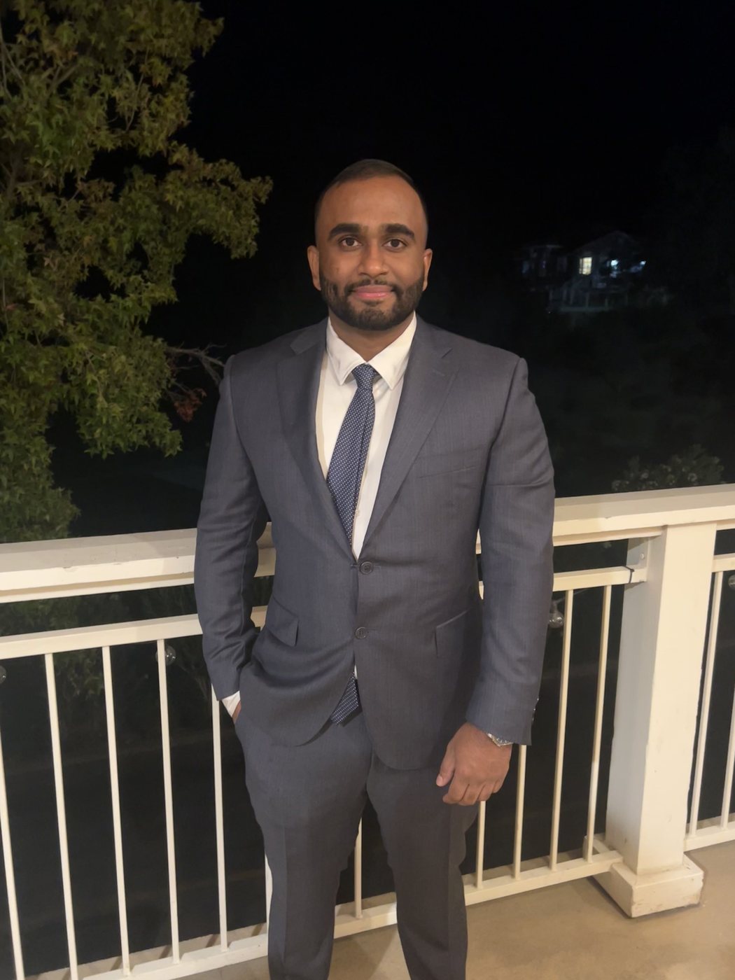 Ken Vaz in a suit